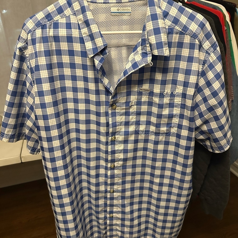 Blue Checkered Men's Shirt